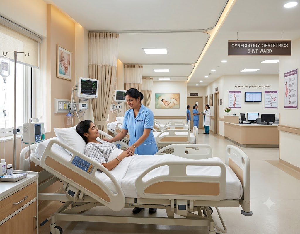 Gynecologist consulting with a patient